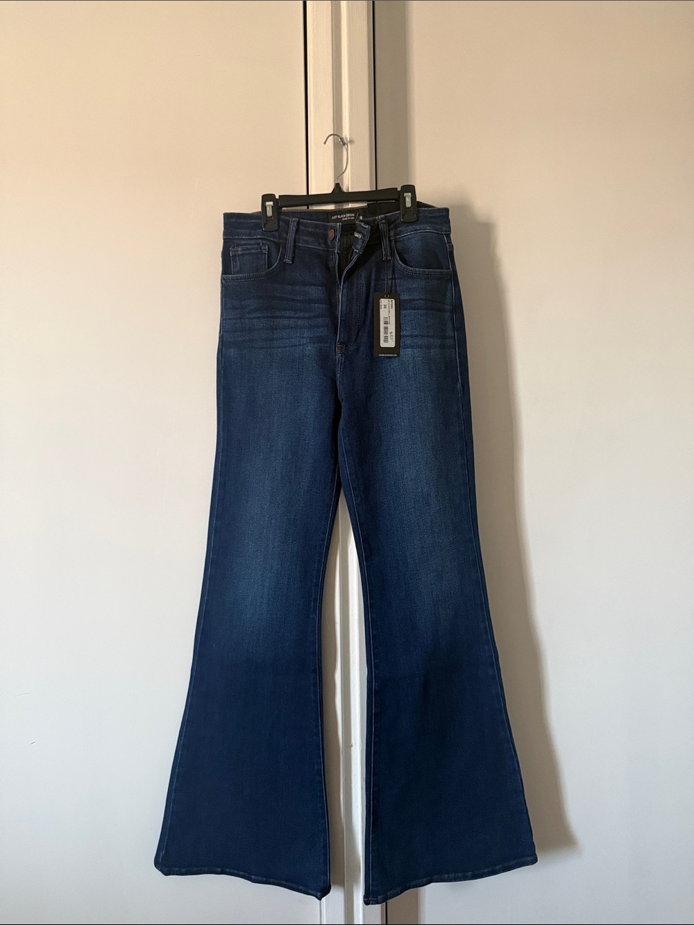 Just Black Dark Indigo Flare Jeans- NEW